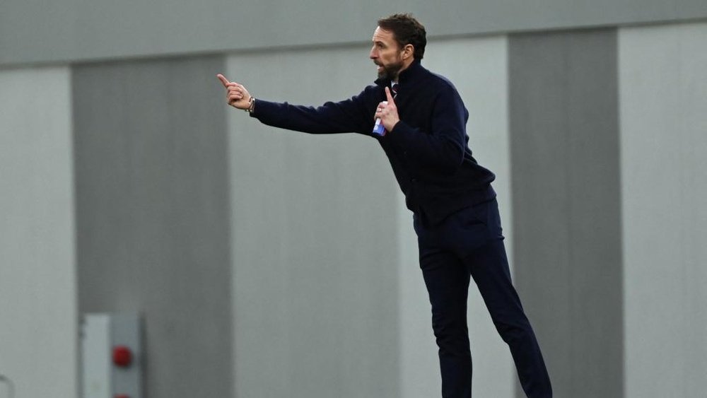 Gareth Southgate was not happy with the last 15 minutes despite England's win. GOAL