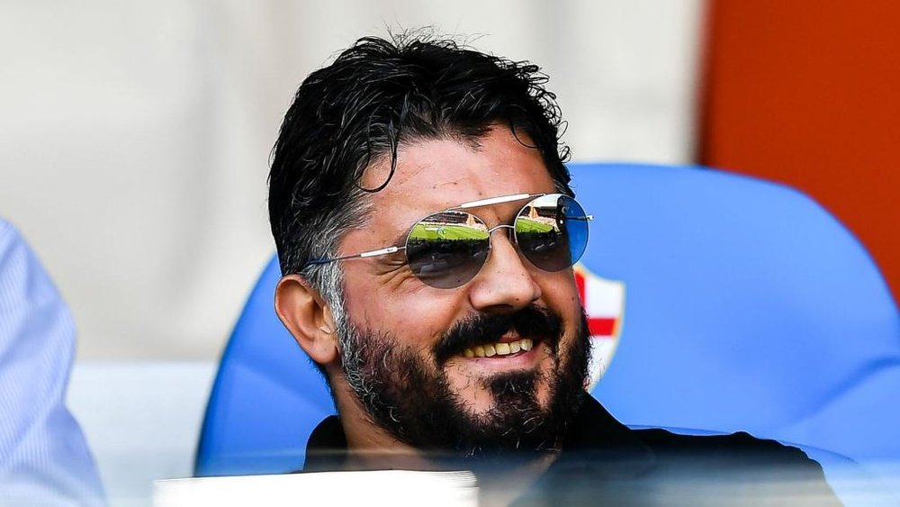 Ancelotti offered Gattuso advice on improving Napoli. GOAL