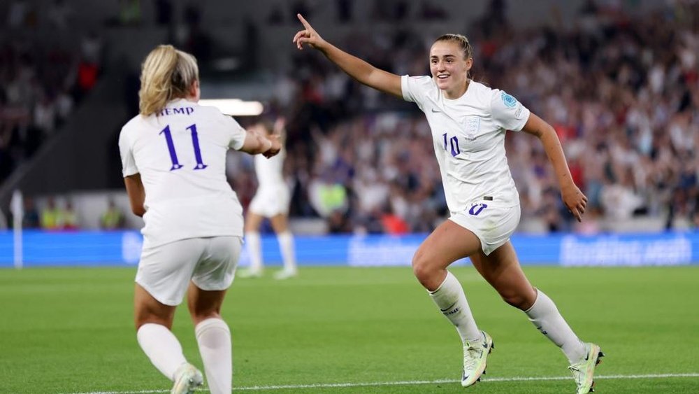 England reach semi-finals. GOAL