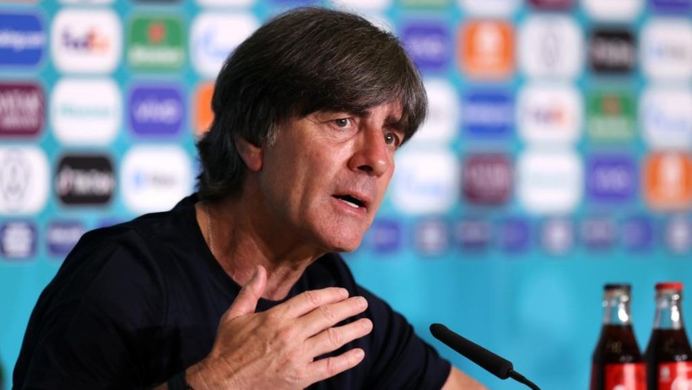 Joachim Low joked about Cristiano Ronaldo moving Coke bottles. GOAL