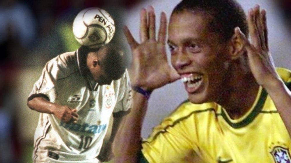 Ronaldinho Gaúcho e um golaço. EFE