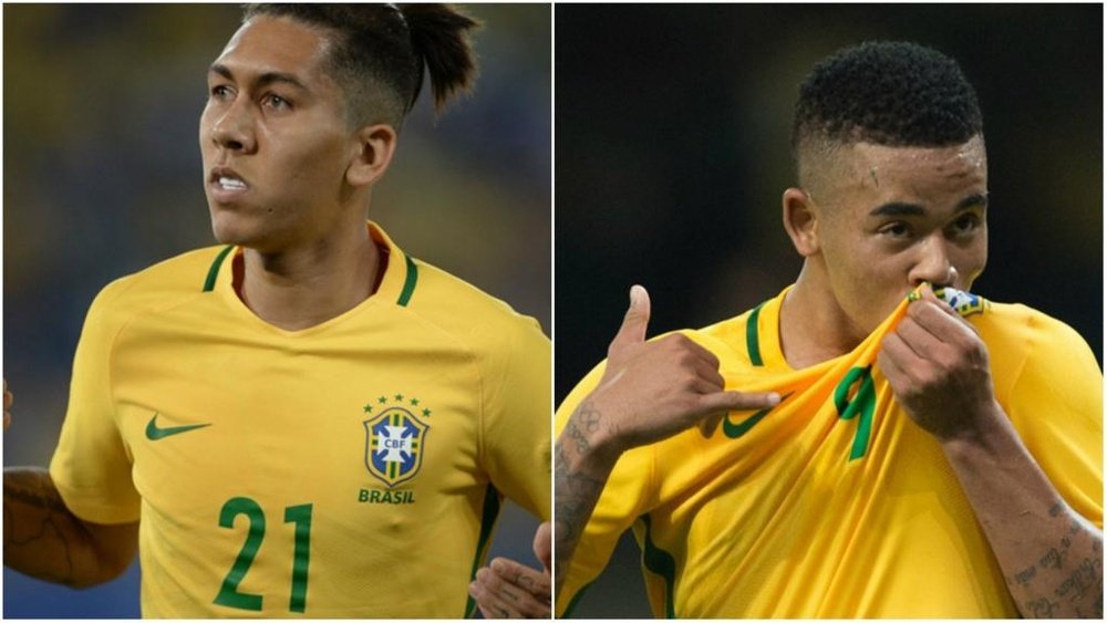 Firmino e Jesus: equilíbrio aos milhões.Goal