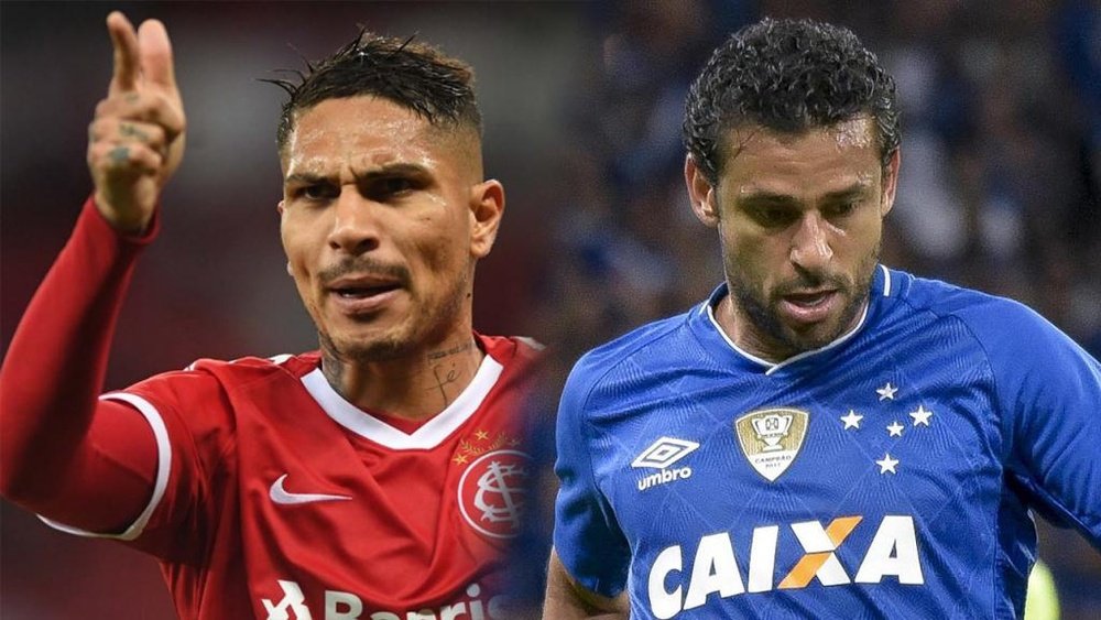 Fred e Guerrero: camisas 9 de Cruzeiro e Inter vivem momentos opostos