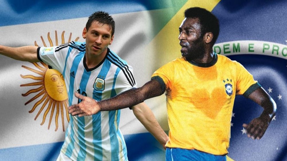 Pelé ou Messi? A batalha para ver quem é o maior jogador sul-americano da história.
