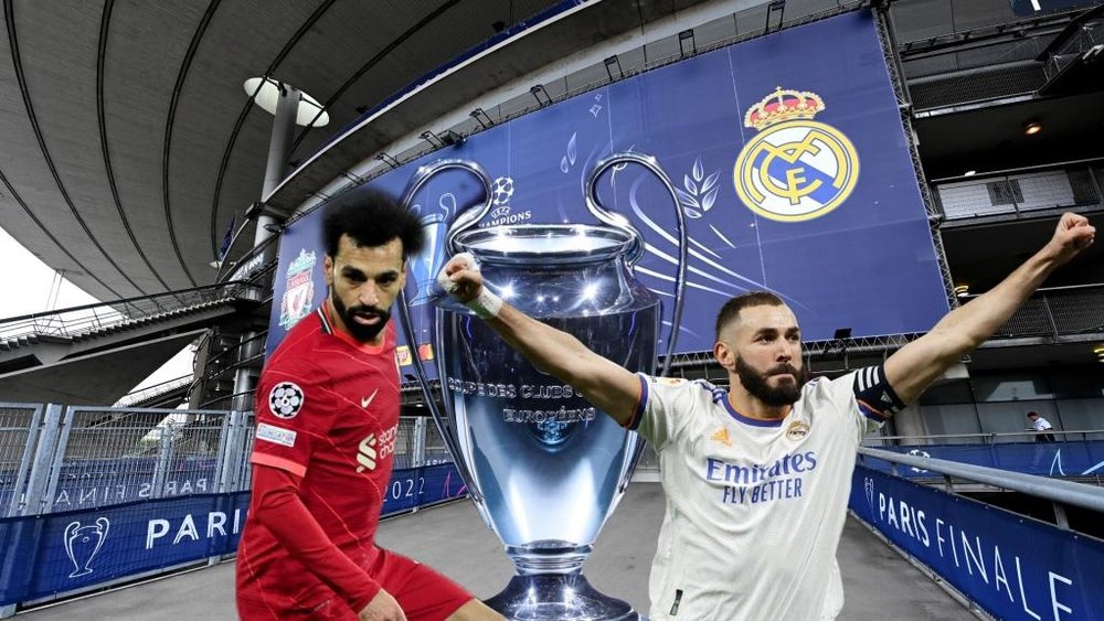 Liverpool - Real Madrid, le duel Salah – Benzema en chiffres. AFP