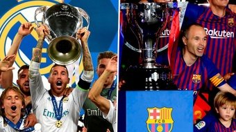 Real Madrid ou Barcelona: quem tem mais títulos? AFP