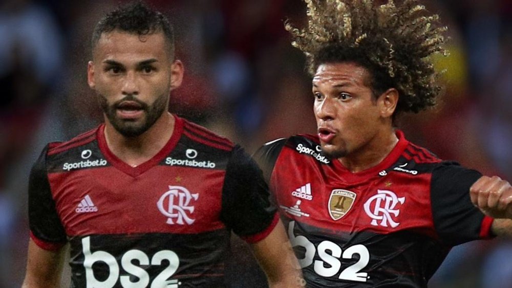 Thiago Maia encanta no Flamengo e ameaça Willian Arão. AFP