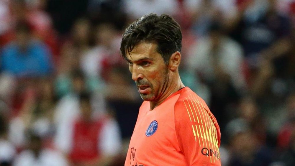 Buffon is still going. GOAL