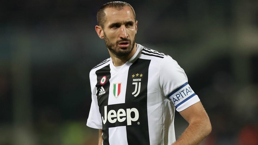 Chiellini is in Juve's Italian Super Cup side to face Lazio, but he will not play. GOAL