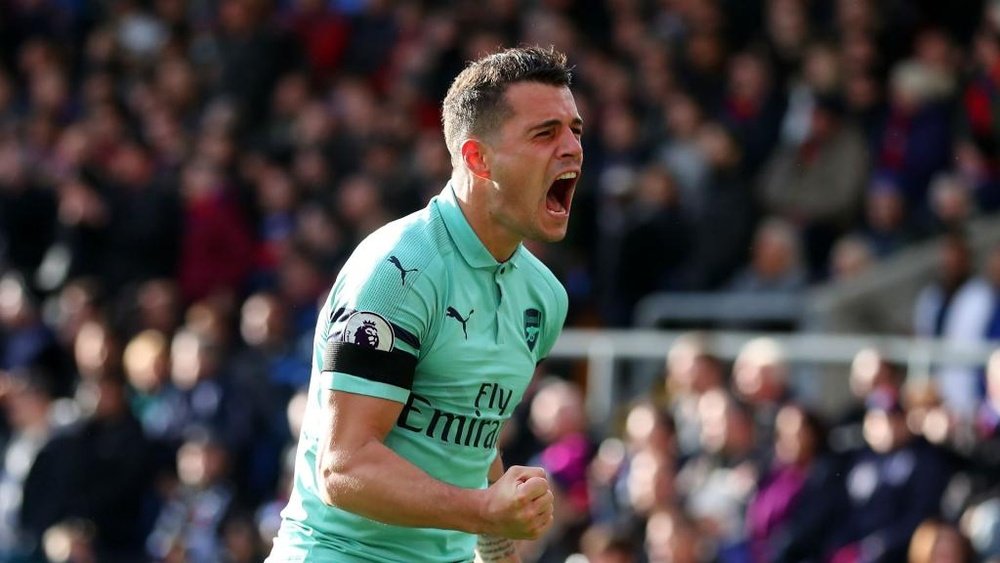 Xhaka scored and have away a penalty at Selhurst park. GOAL