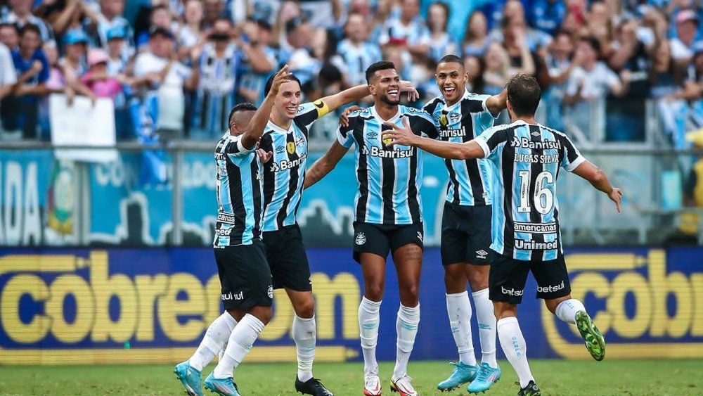 A escalação do Grêmio para o próximo jogo.