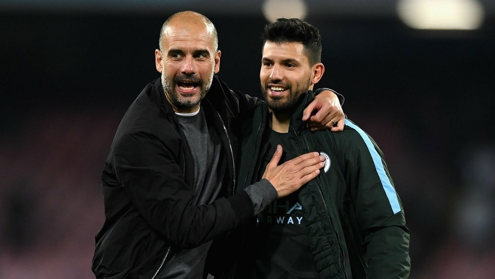 Guardiola was delighted by Aguero's feat. GOAL