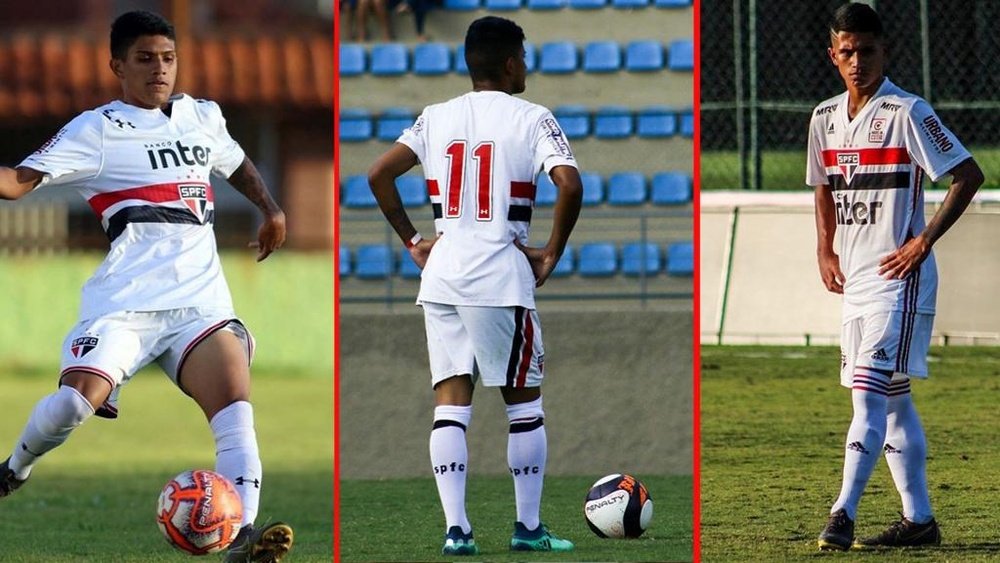 Gustavo Maia, atacante do São Paulo comprado pelo Barça. EFE