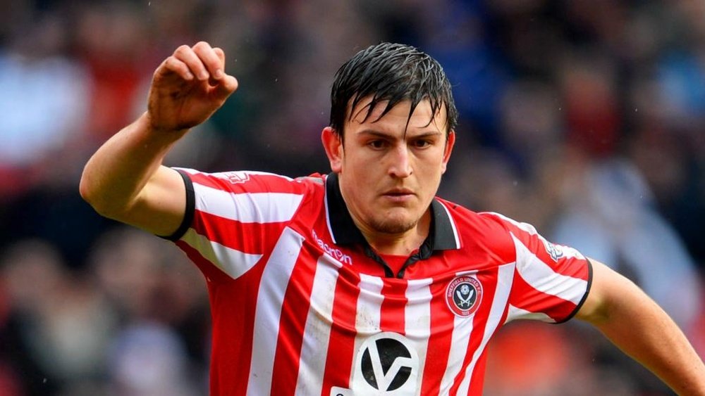 Maguire was playing in League 1 just five years ago. GOAL