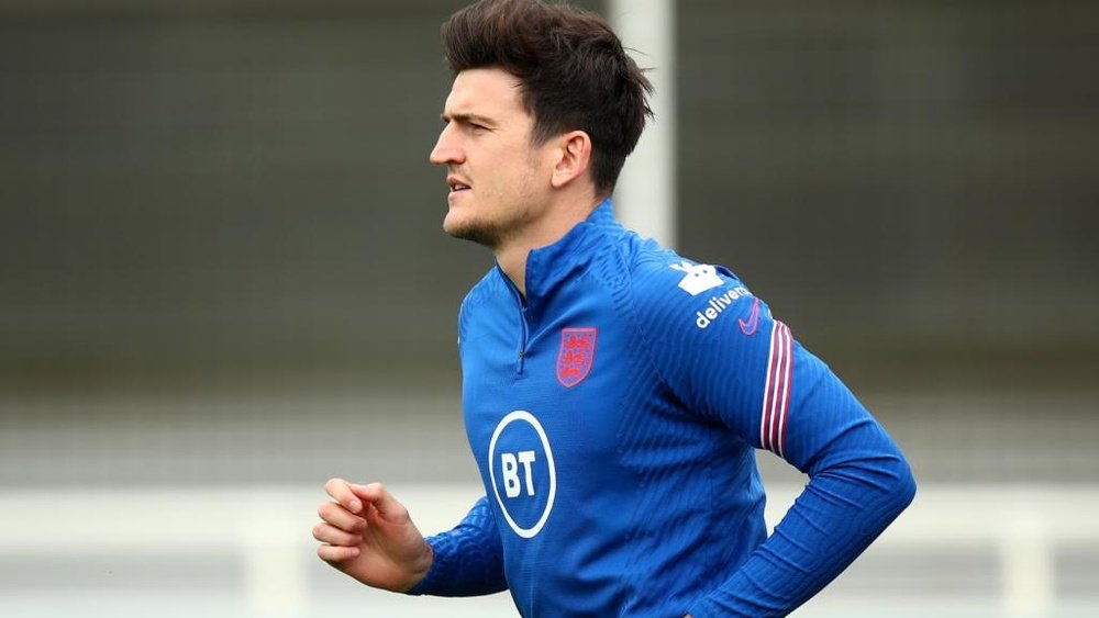 Maguire declares himself fit for England's Euro 2020 clash with Scotland. AFP