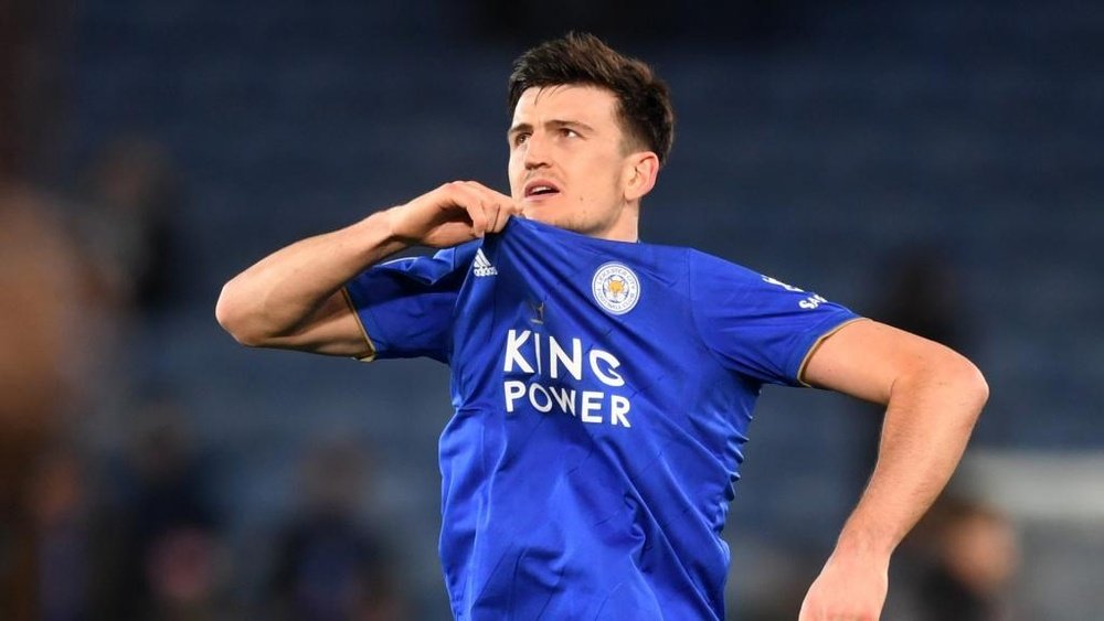 Harry Maguire is seeking a move away from Leicester City this summer. GOAL