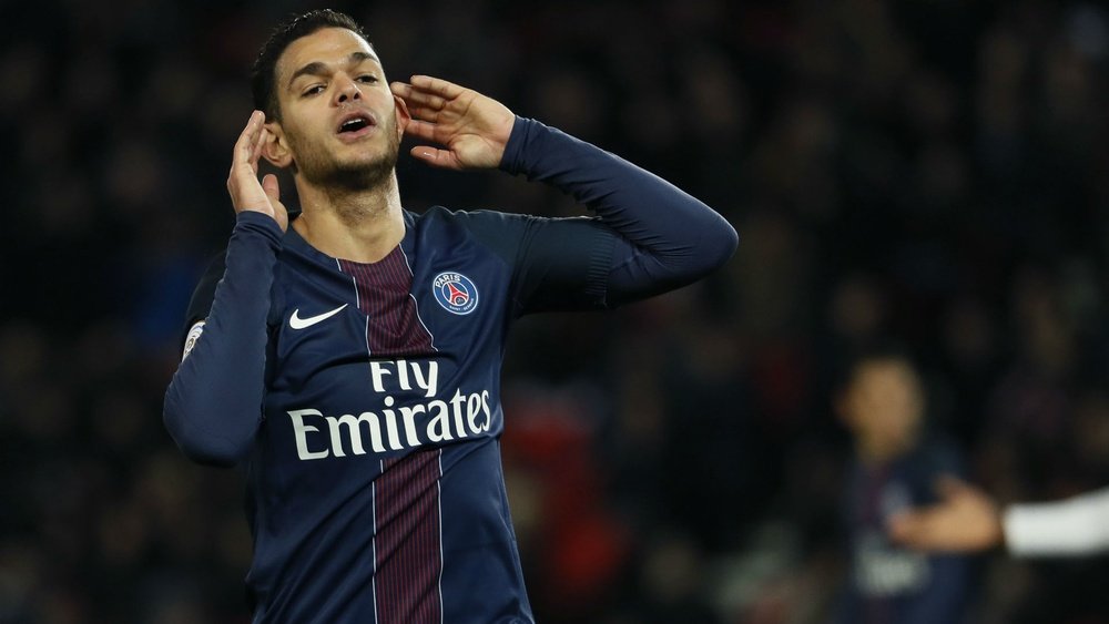 Hatem Ben Arfa lors du match du PSG contre Lille. AFP