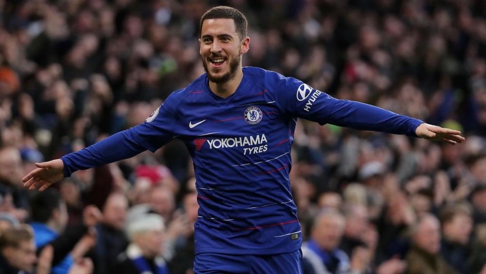 I want to see him happy, so he has to decide - Sarri unsure over Hazard's future. Goal