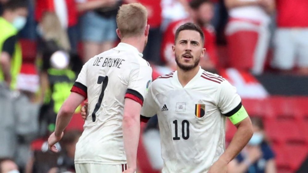 De Bruyne and Eden Hazard will not be 100% for the Italy match. GOAL