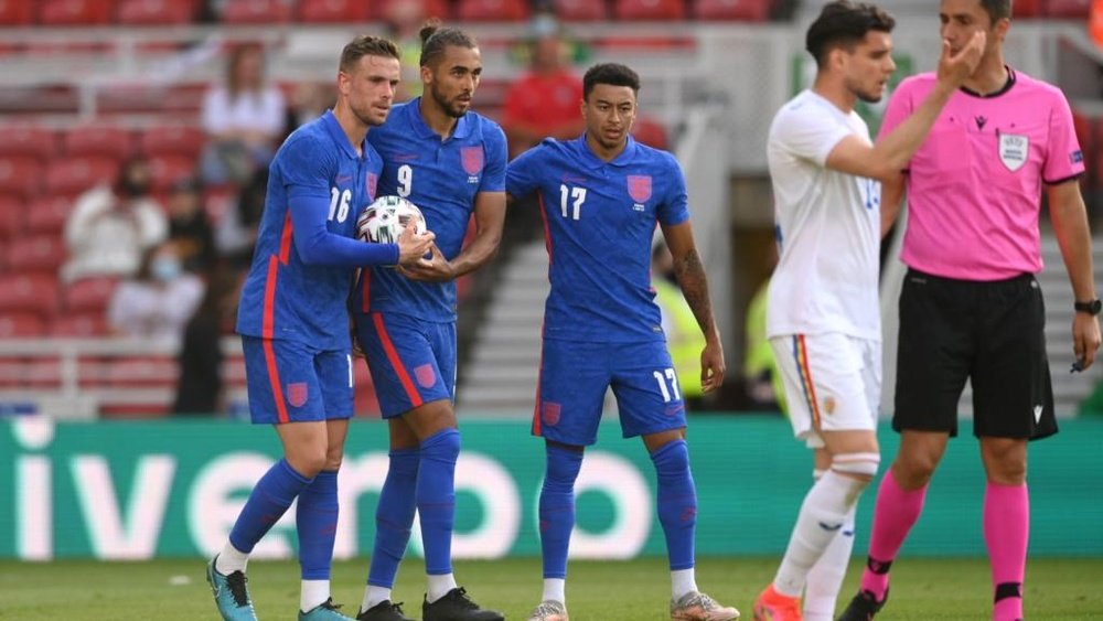 Henderson missed England's second penalty of the game. GOAL