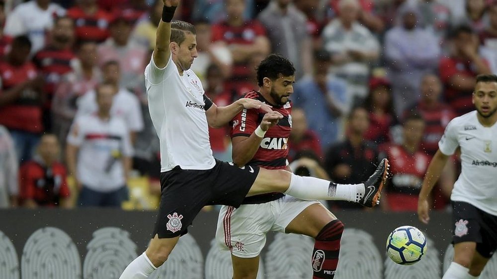 Henrique Dourado Henrique Flamengo Corinthians Brasileirao Serie A. Goal