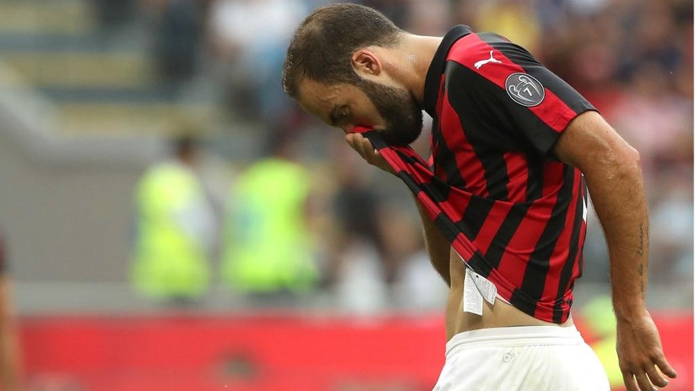 Higuain has been suffering from an injury of late. GOAL