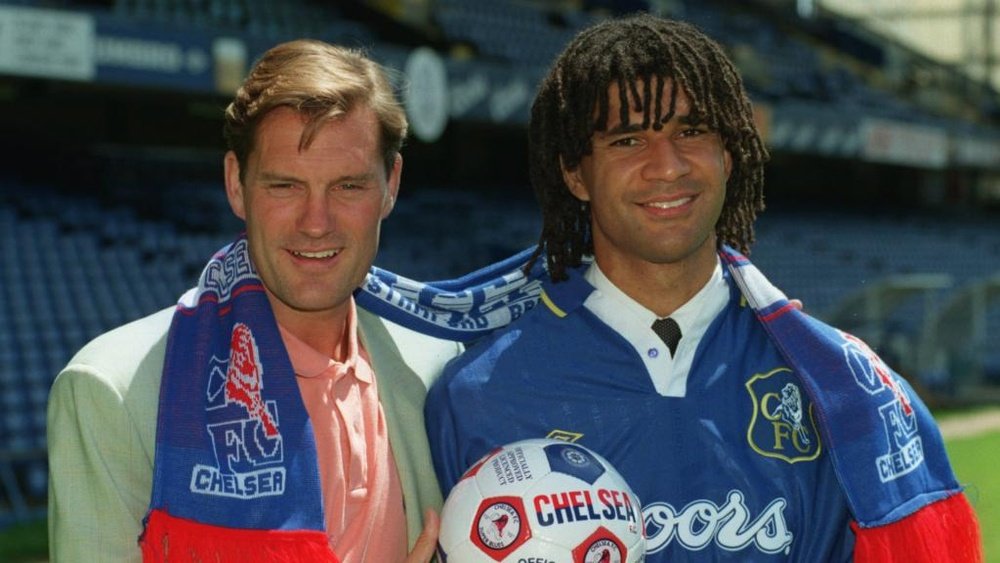 Gullit took over at Chelsea after playing for them. GOAL