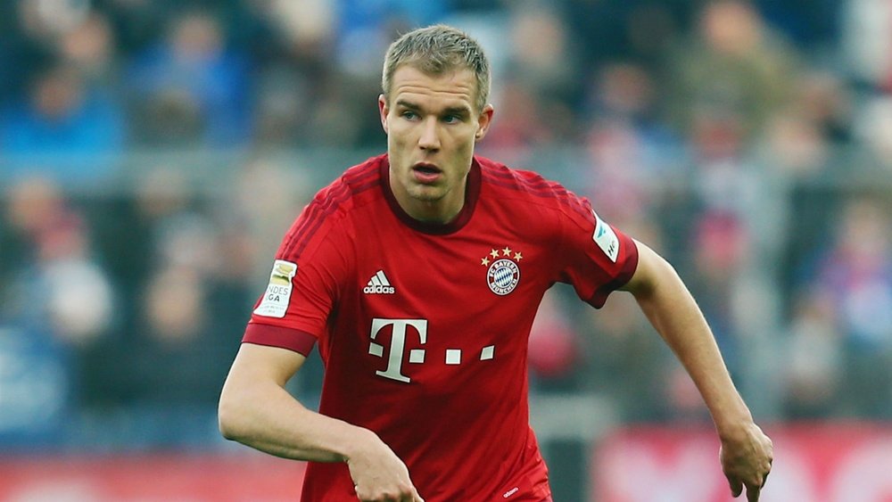 Holger Badstuber in action for Bayern. Goal