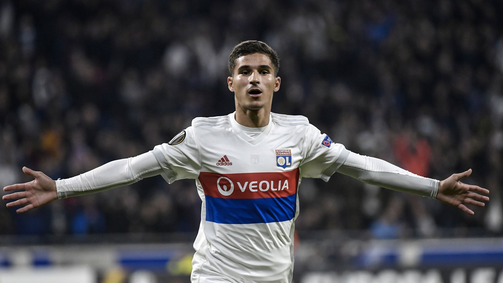 Houssem Aouar, Olympique Lyonnais, Ligue 1. GOAL