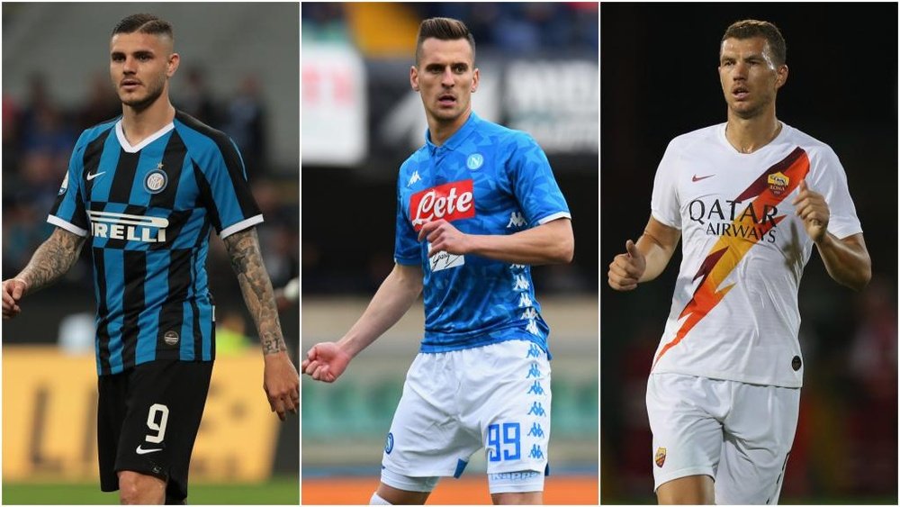 Icardi al Napoli, Milik alla Roma, Dzeko all'Inter: alleanza anti Juventus