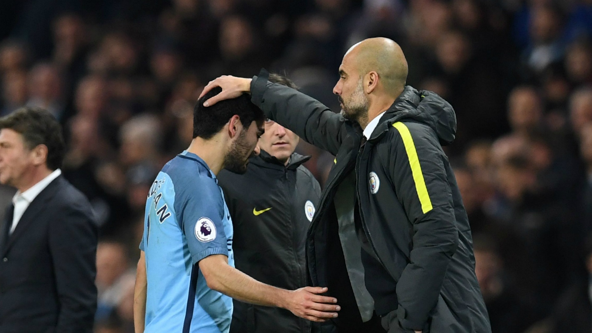 Ilkay Gundogan Pep Guardiola Manchester City Watford