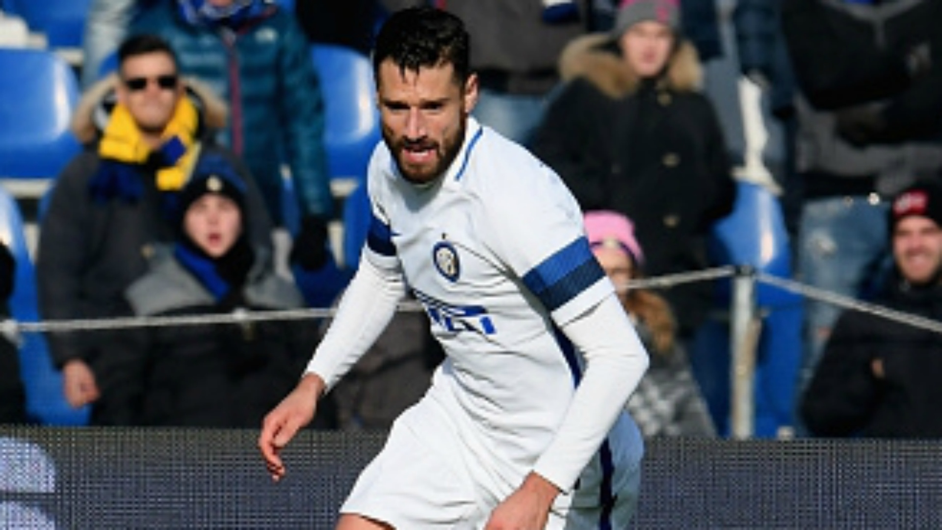 Candreva scored the only goal of the game. Goal