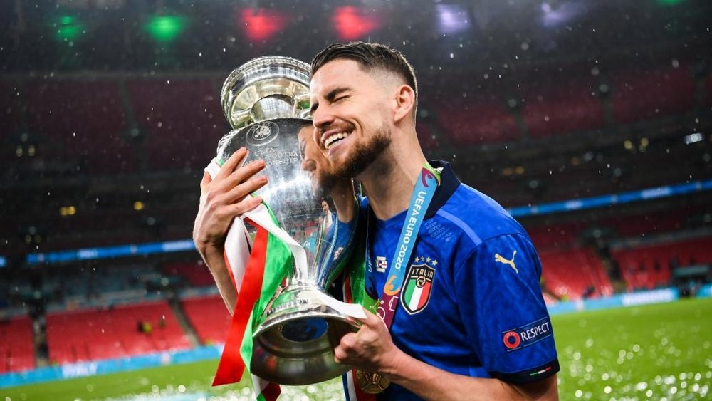 Jorginho won the Euro 2020 final with Italy after defeating England on penalties. GOAL
