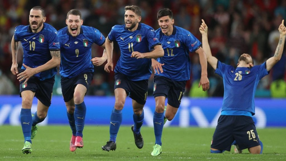 Mancini warns against Nations League expectancy after Italy's Euro 2020 success. AFP