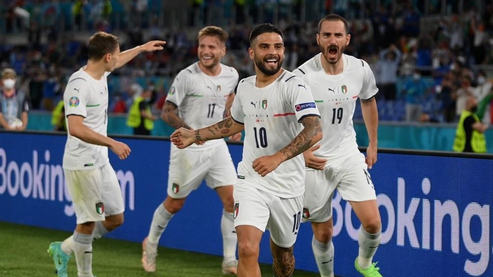 Insigne rounded off a near-perfect performance with Italy's third. GOAL