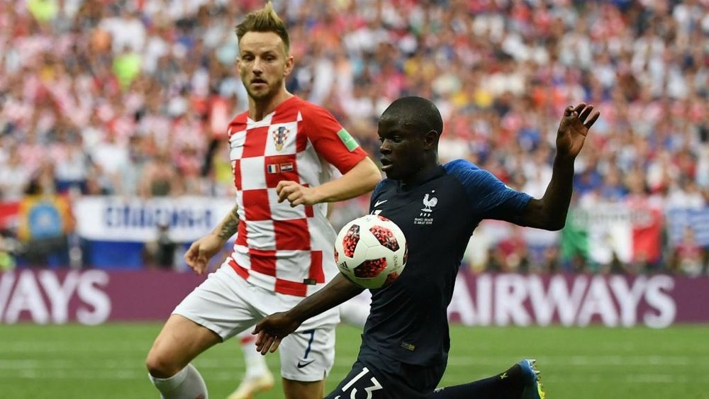 Ivan Rakitic NGolo Kante France Croatia World Cup final 2018