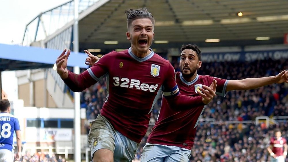 Jack Grealish was punched and then scored the winner against Birmingham. GOAL