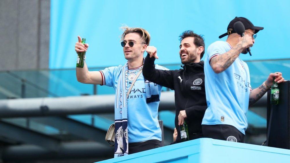 Grealish se défend après les scènes de fête pour le titre .GOAL