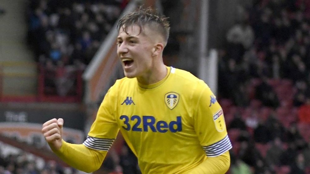 Clarke collapsed on the bench during Leeds' draw with Middlesbrough. GOAL