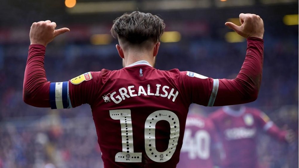 Grealish scored the winner after being punched by a Birmingham fan. GOAL