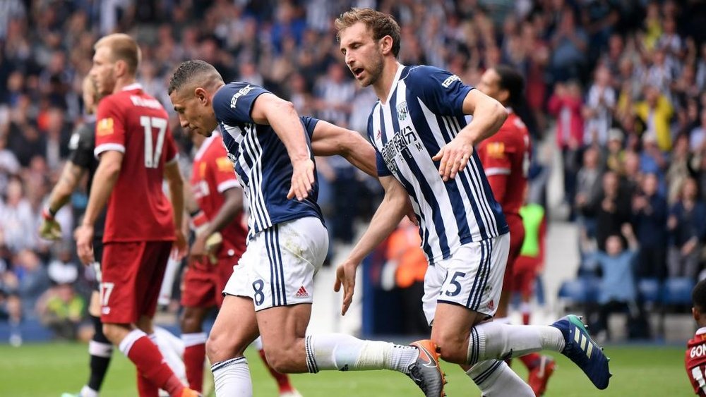 Livermore scored West Brom's first goal of the game. GOAL