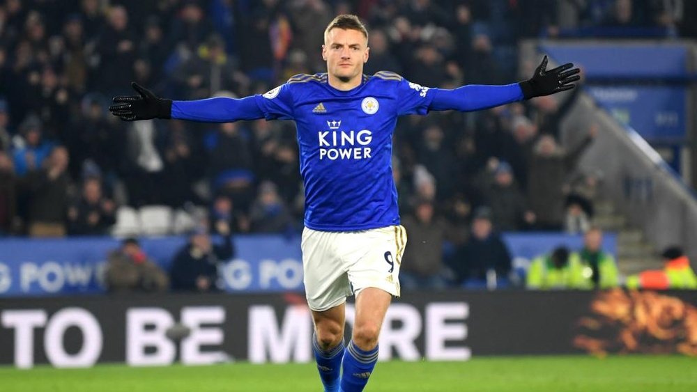 Jamie Vardy will sit out the FA Cup tie with Wigan. GOAL