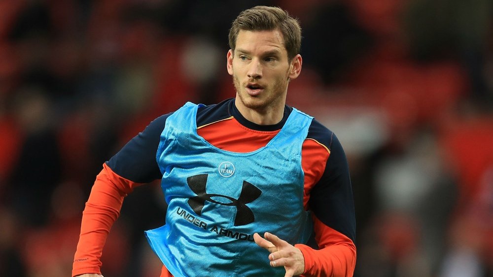 Jan Vertonghen in training before his injury. Goal
