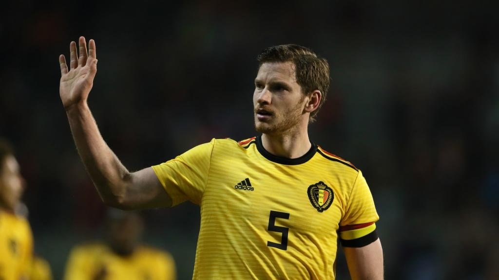 Vertonghen made his 100th Belgium appearance against Portugal. GOAL