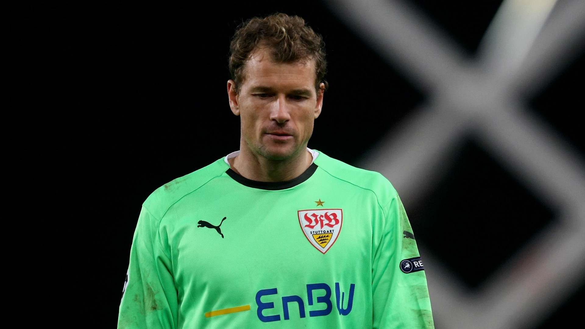 Jens Lehmann, lors du match de Bundesliga avec le Stuttgart. AFP