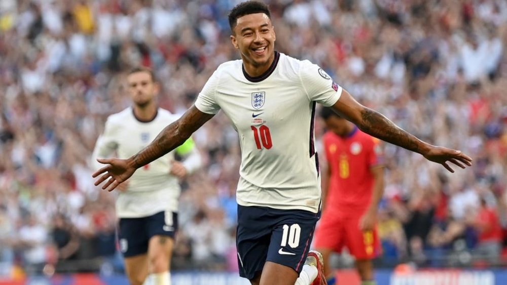 Jesse Lingard helped England retain their 100% record. GOAL