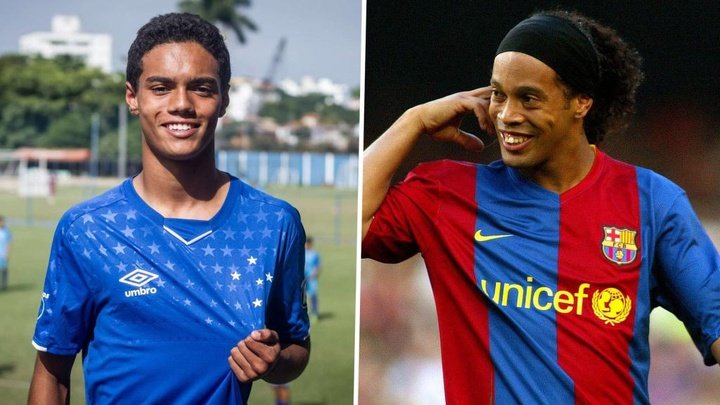À 14 ans, le fils de Ronaldinho signe pro à Cruzeiro