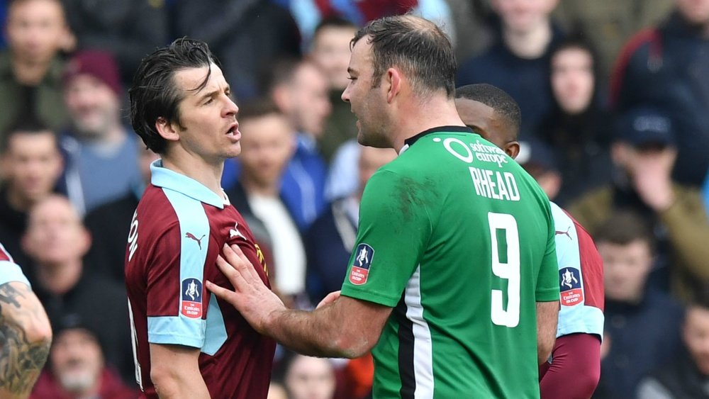 Joey Barton (left) with Matt Rhead- Goal