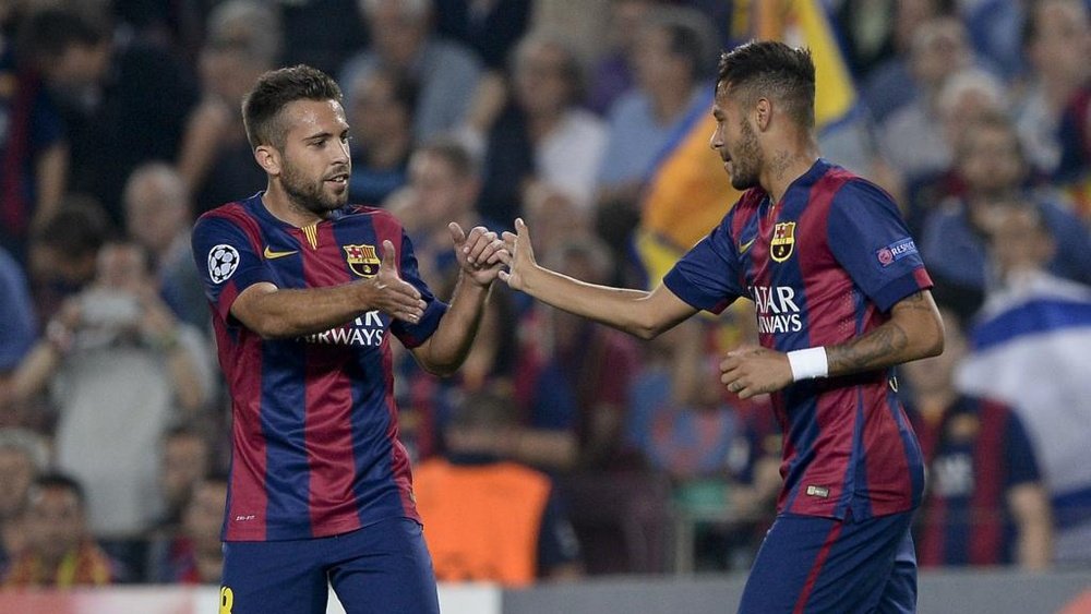 Jordi Alba a mis son veto pour le retour de Neymar. Goal