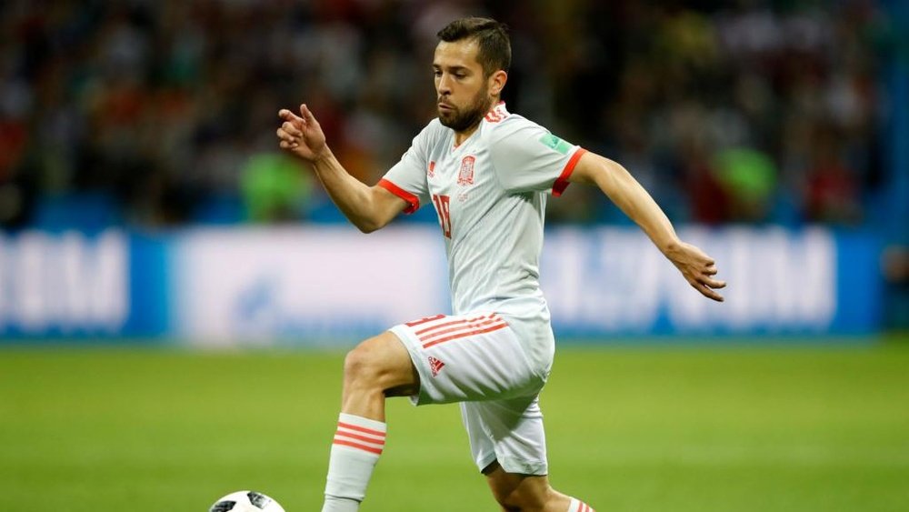 Alba spoke about Spain's chances of progressing. AFP